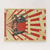  Circus Illustratie Kunst Oud Antiek Legpuzzel (Horizontaal)