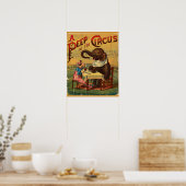  Circus Illustratie Kunst Oud Antiek Poster (Keuken)