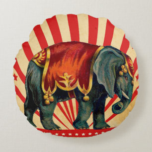  Circus Illustratie Kunst Oud Antiek Rond Kussen