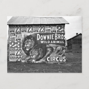 Circus in Tennessee, jaren dertig Briefkaart