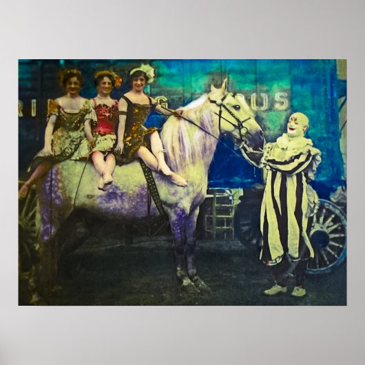 Circus Jack the Clown and Three Queens Poster (Voorkant)