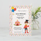 Circus Kaart (Staand voorkant)