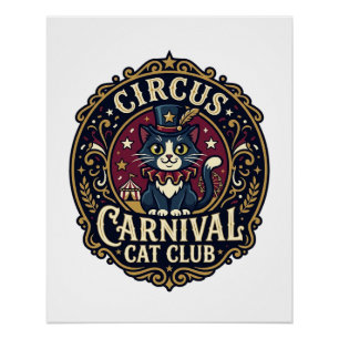 Circus Kermis Kat Kat Vader Cadeau Idee - Circus A Perfect Poster