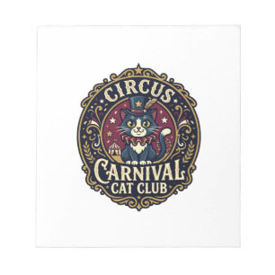 Circus Kermis Kat Kattenvader Cadeau Idee - Circus Notitieblok