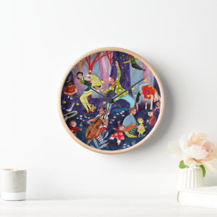 Circus kinderen & uitvoerende kunstenaar in het bo