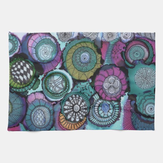 Circus Kitchen Towel Theedoek (Horizontaal)