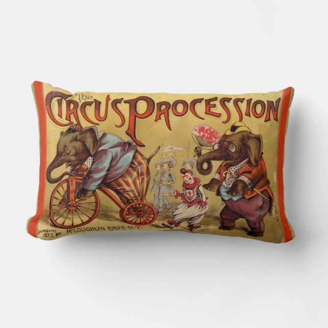 Circus Lendenkussen Kussen (Voorkant)
