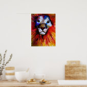 Circus Lion poster (Keuken)