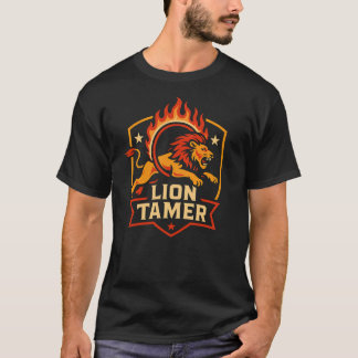 Circus Lion Tamer Funny Kids Circus T-shirt