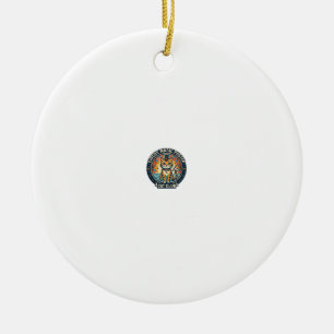Circus Magie Poster Kat Cute Kitty Ontwerp - Circu Keramisch Ornament
