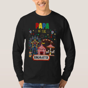 Circus Matching Family Ringmaster Birthday Party R T-shirt