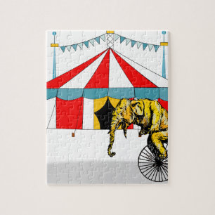 Circus memorabilia in herinnering brengen aan Circ Legpuzzel