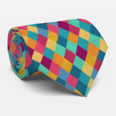 Circus Multicolor Rhombuses Stropdas (Opgerold)
