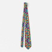 Circus Multicolor Rhombuses Stropdas (Achterkant)