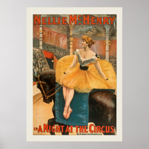Circus Night Poster