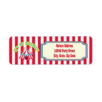 Circus of Carnaval Adresetiketten