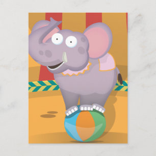 Circus Olifant Briefkaart