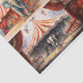 Circus Olifant Collage 1 Decoupage papier (Detail)