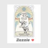  circus olifant podiumdier Frans Sticker (Vel)