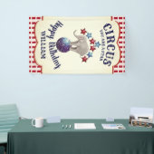 Circus Olifant Verjaardag Spandoek (Beurs)