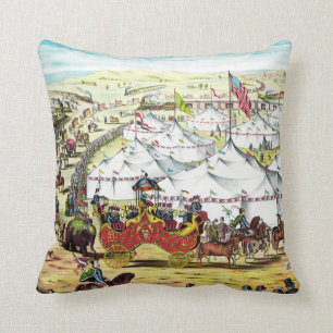 Circus Parade -  Circus Art Pillow Kussen