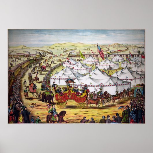 Circus parade poster (Voorkant)