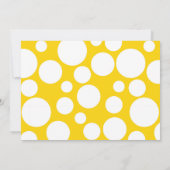 Circus Party Aangepaste Verjaardag Uitnodiging (Achterkant)