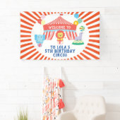 Circus party backdrop, Carnival Spandoek (Insitu)
