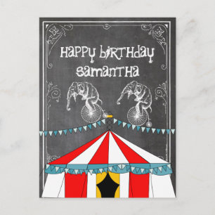 Circus Party Gifts Uitnodiging Briefkaart