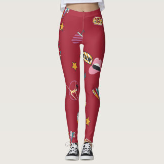 Circus patroon leggings