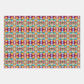 Circus Pattern Inpakpapier Vel (Voorkant)
