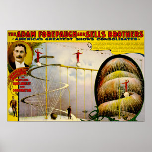 Circus Performance 1899 Poster