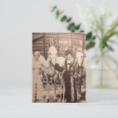 Circus Performance and White Horses Briefkaart (Staand voorkant)