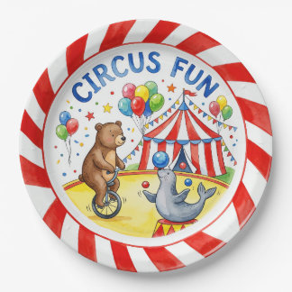 "Circus Plezier" Mooie Dieren & Kermistent Bord