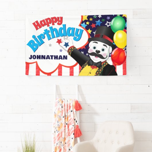 Circus Polar Beer Kinderen van Birthday Spandoek (Insitu)