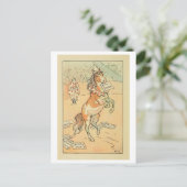 Circus Pony avec cartes Alphabet Carte postale Ret (Debout devant)