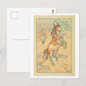 Circus Pony avec cartes Alphabet Carte postale Ret (Devant / Derrière)