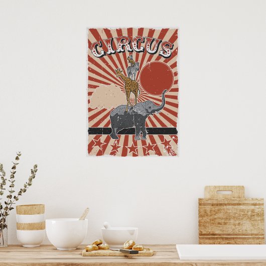  Circus Poster (Keuken)