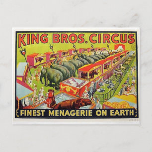 Circus Poster Briefkaart