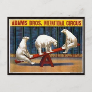 Circus Poster Briefkaart