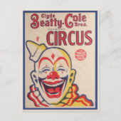 Circus Poster Briefkaart (Voorkant)