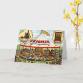  Circus Poster. C.W. Parker. Kaart (Gele Bloem)