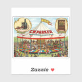  Circus Poster. C.W. Parker. Sticker (Vel)