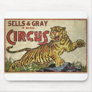 Circus Poster - circa 1930 - in nood Muismat