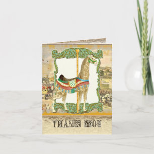  Circus Poster, Giraffe Baby shower