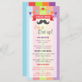 Circus Poster Kinderdagmenu Menu (Voorkant / Achterkant)