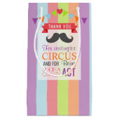  Circus Poster Kindergeboortedag Klein Cadeauzakje (Voorkant)