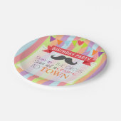  Circus Poster Kindergeboortedag Papieren Bordje (Gekanteld)