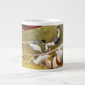 Circus Poster met Acrobat op paard. Extra Grote Beker (Voorkant)