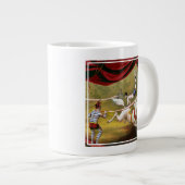 Circus Poster met Acrobat op paard. Extra Grote Beker (Voorkant rechts)